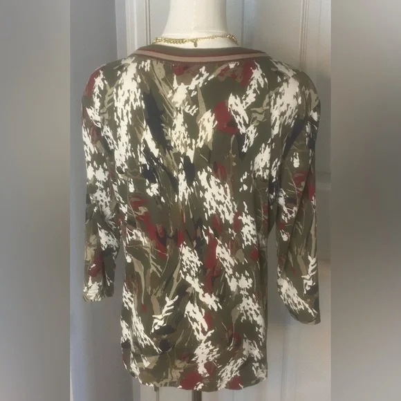 Christopher & Banks Camouflage Zip-Up Jacket - Picture 3 of 5